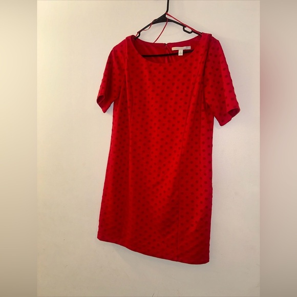 LC Lauren Conrad Vibrant Red Polka Dot Dress size 16 - Picture 1 of 5